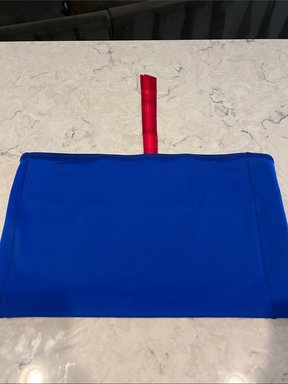 Left On Friday Royal Blue Bandeau Bikini Top-XL